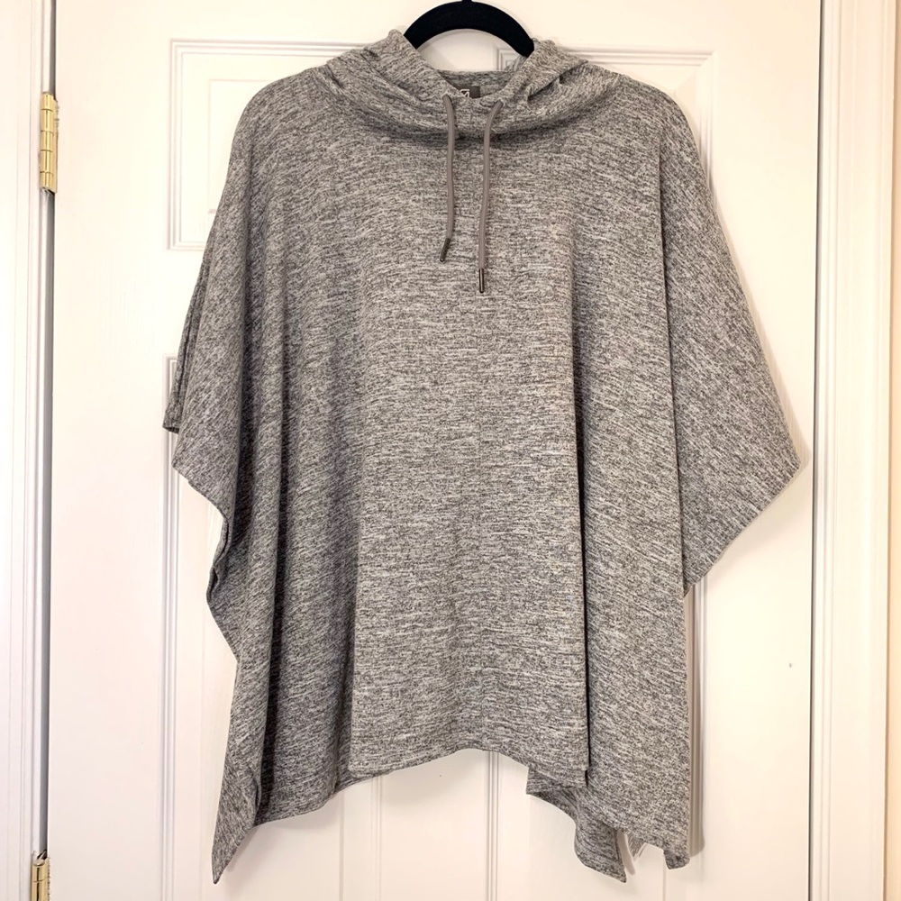 GapFit Gap Gray Poncho with Hood Athleisure